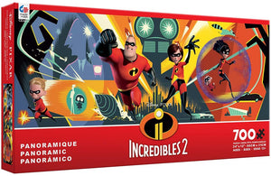 Ceaco Disney Panoramic Incredibles 2 Jigsaw Puzzle, 700 Pieces