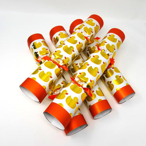 Robin Reed English Holiday Christmas Crackers, Pack of 6 x 13" - Racing Quackers