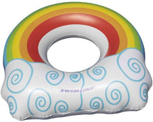 Load image into Gallery viewer, Swimline Inflatable Rainbow Swim Ring for Kids