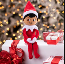 Load image into Gallery viewer, The Elf on the Shelf 12&quot; Plushee Pal Snuggler Elf Dark Tone Girl &amp; Boy