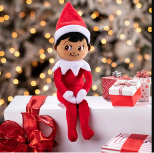 The Elf on the Shelf 12" Plushee Pal Snuggler Elf Dark Tone Girl & Boy