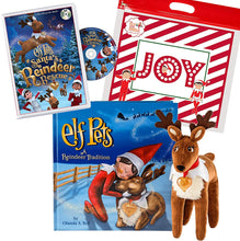 Load image into Gallery viewer, The Elf on the Shelf Elf Pets Reindeer Set: A Reindeer Tradition, Santa&#39;s Reindeer Rescue DVD &amp; Joy Bag