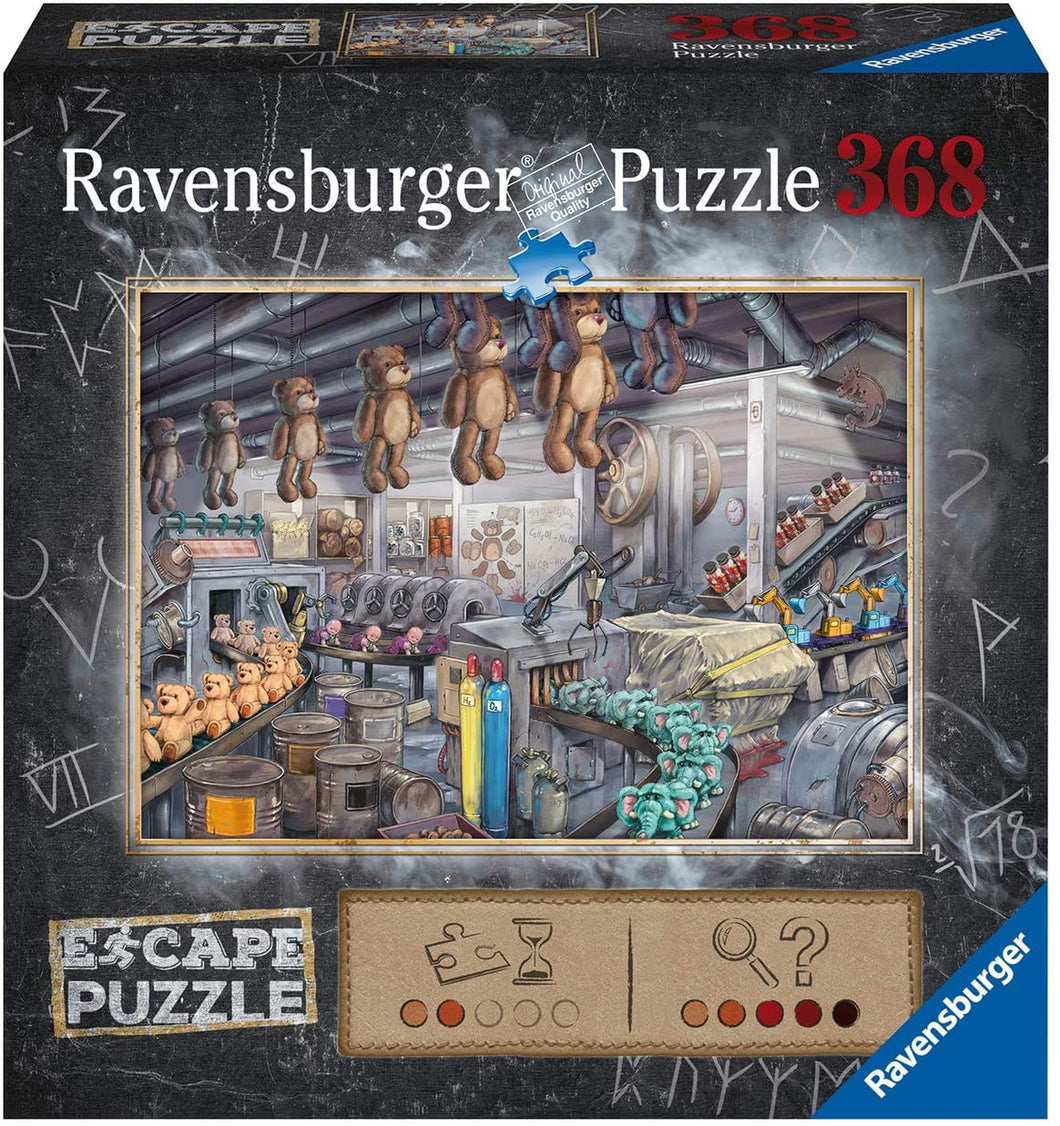 Ravensburger Escape Puzzle - The Toy Factory 368 Piece Jigsaw Puzzle for Kids and Adults Ages 12 and Up