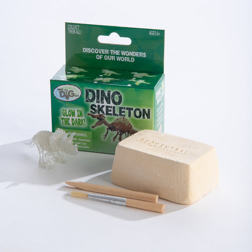 GeoCentral Mini Excavation Kit: Glowing Dino Skeletons