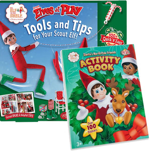 Elf on The Shelf Activity Bundle: Scout Elves at Play Tools and Tips Kit, and Santa's North Pole Friends Activity Book