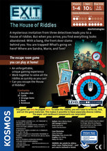 Load image into Gallery viewer, Thames &amp; Kosmos EXIT: The House of Riddles Escape Room Game