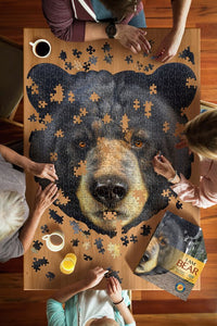 Madd Capp I AM BEAR Animal-Shaped Jigsaw Puzzle, 550-Pieces