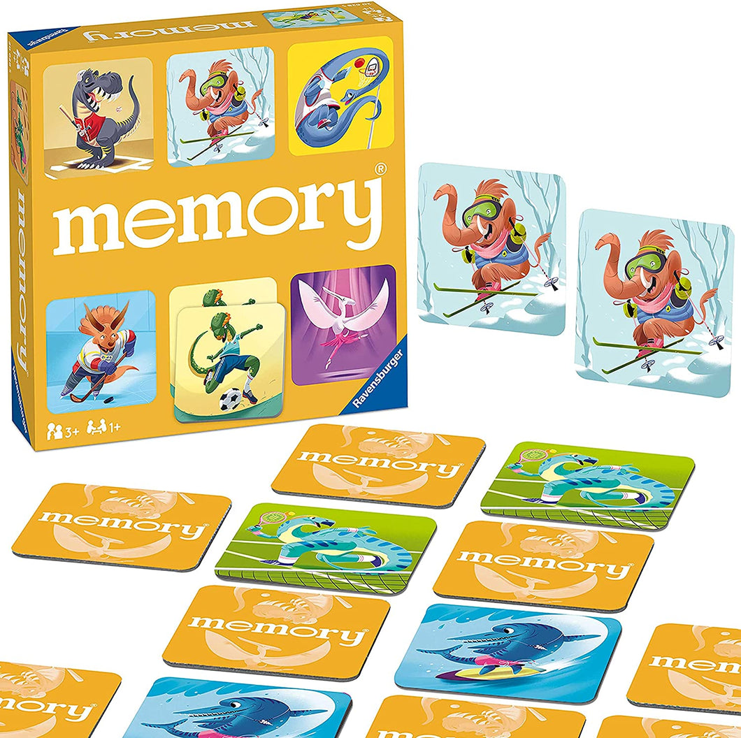 Ravensburger Dinosaur Sports Memory® Card Game for Ages 3 to 5