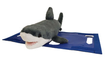 Load image into Gallery viewer, Marine Life Rescue Project Plush With Stretcher – Great White Shark