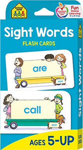 Sight Words Flash Cards by School Zone - Ages 5+