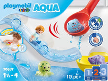 Load image into Gallery viewer, PLAYMOBIL 1.2.3 Aqua Water Slide with Sea Animals