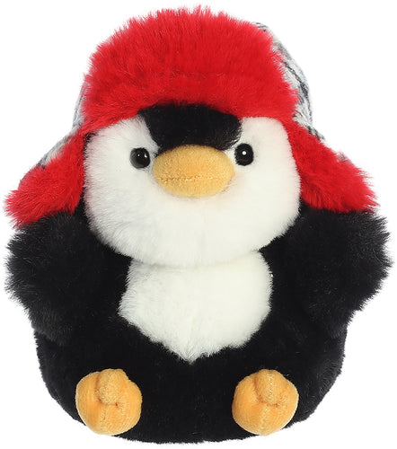 Aurora Rolly Pet Plush - Porter Penguin, 5.5