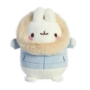 Plush Molang with Winter Jacket by Aurora