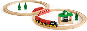 BRIO World Classic Figure 8 Set, Wood Toy Train Set
