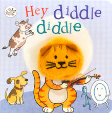 Load image into Gallery viewer, Hey Diddle Diddle Chunky Board Book with Finger Puppet