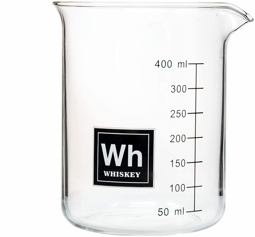 Drink Periodically Laboratory Beaker 16 oz Whiskey Glass