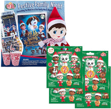Load image into Gallery viewer, The Elf on the Shelf Festive Family Nights and 4 Merry Mini Figures