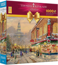 Load image into Gallery viewer, Ceaco - Thomas Kinkade Holiday 1000 Piece Jigsaw Puzzle, A Christmas Wish