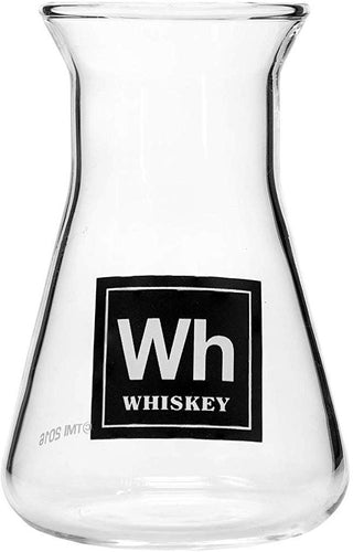 Drink Periodically Laboratory Erlenmeyer Flask Shot Glass: WHISKEY, 2.75 oz.