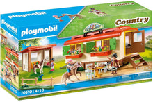 Load image into Gallery viewer, PLAYMOBIL Country Pony Shelter with Mobile Home