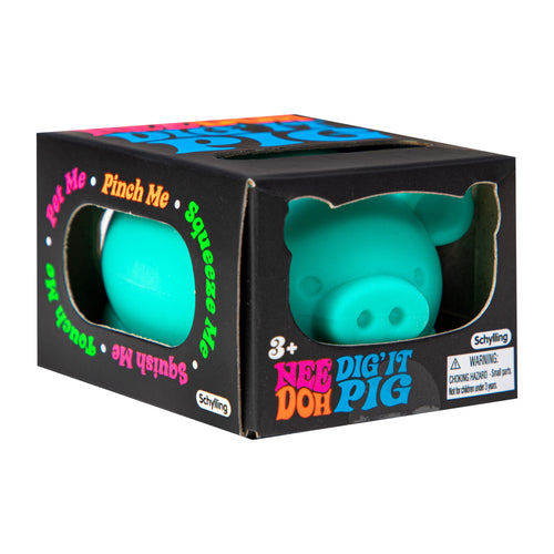 Schylling NeeDoh Dig'It Pig (Assorted Colors)