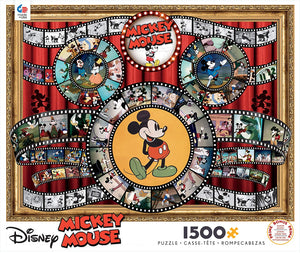 Ceaco Disney Mickey Mouse Movie Reel Jigsaw Puzzle, 1500 Pieces