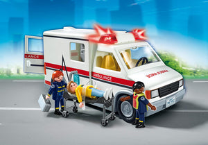 Playmobil City Action Rescue Ambulance Truck