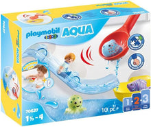 Load image into Gallery viewer, PLAYMOBIL 1.2.3 Aqua Water Slide with Sea Animals