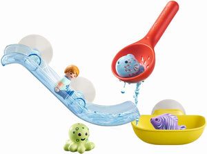 PLAYMOBIL 1.2.3 Aqua Water Slide with Sea Animals