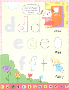 Usborne Get Ready for School Alphabet Sticker Book Paperback