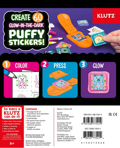 Klutz Make Your Own Glow-in-The-Dark Puffy Stickers