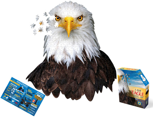 Madd Capp I AM EAGLE Animal-Shaped Jigsaw Puzzle, 550 Pieces