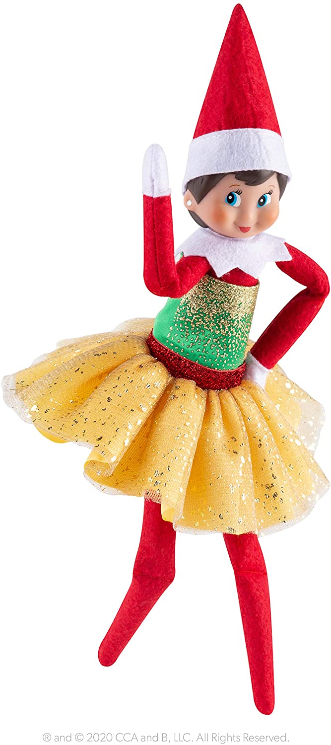 white christmas dresses Claus Couture Collection® Fancy Santa Party Dress – The Elf on the Shelf®  Santa's Store main image 1
