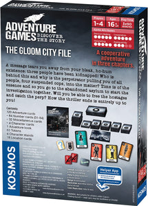 Thames & Kosmos Adventure Games: The Gloom City File - NEW!