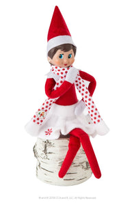 The Elf on the Shelf Claus Couture Set of 3: Snowflake Skirt and Scarf, Tiny Tinsel Dress, and Starry Night-Gown