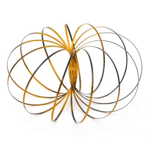 Mozi Sensory Spring Fidget Toy, Black & Gold