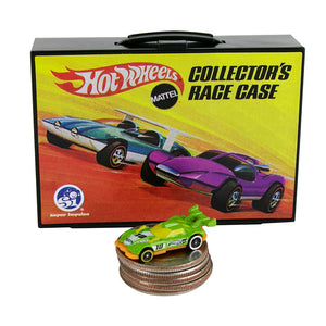 Super Impulse World's Smallest Hot Wheels: Collector's Race Case and 2 Diecast Miniature Cars