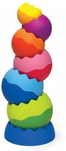 Fat Brain Toys Tobbles Neo - Stackable Sensory and Motor Skills Toy