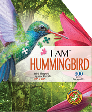 Load image into Gallery viewer, Madd Capp I AM HUMMINGBIRD Animal-Shaped Jigsaw Puzzle, 300 Pieces
