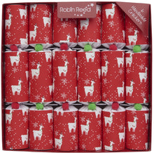 Load image into Gallery viewer, Robin Reed English Holiday Fun Llama Christmas Crackers, Set of 6 (12&quot;)