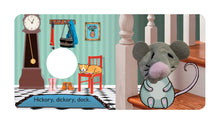 Load image into Gallery viewer, Hickory Dickory Dock Chunky Board Book with Finger Puppet