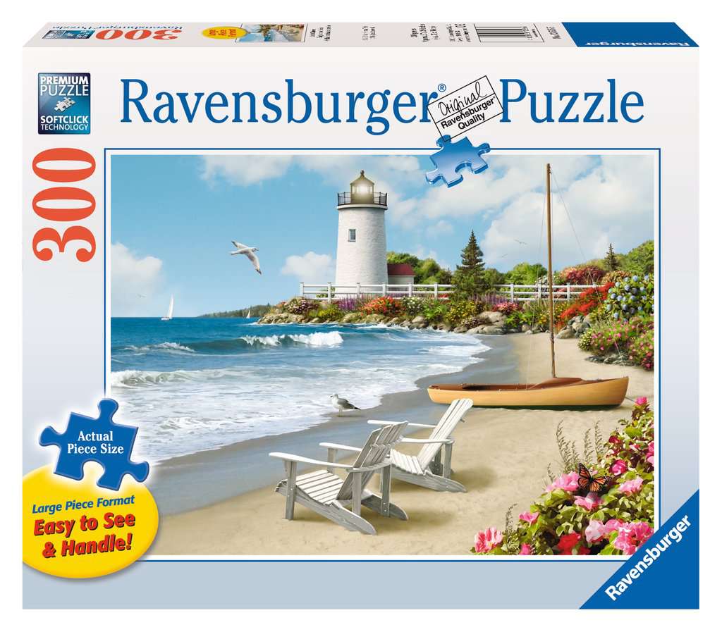 Ravensburger Sunlit Shores 300-Piece Large Piece Format Puzzle