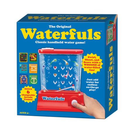 The Original Waterfuls -- Classic Handheld Water Game! -- Just Add Water -- Now with 6 Game Options!