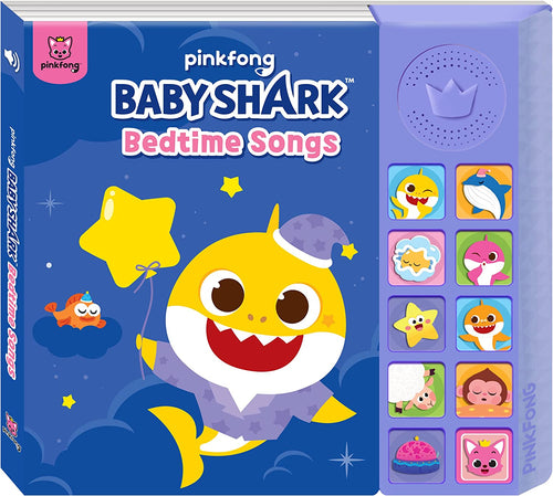Baby Shark Bedtime Songs 10 Button Sound Book