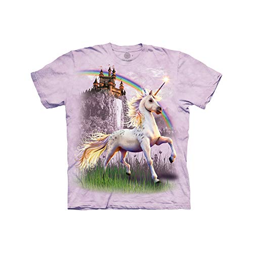 The Mountain Unicorn Castle Child T-Shirt, Purple, Medium
