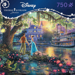 Ceaco 750 Piece Thomas Kinkade Disney Dreams - The Princess and The Frog Jigsaw Puzzle