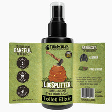 Load image into Gallery viewer, Logsplitter Toilet Elixir (Toilet Spray) by Turdcules