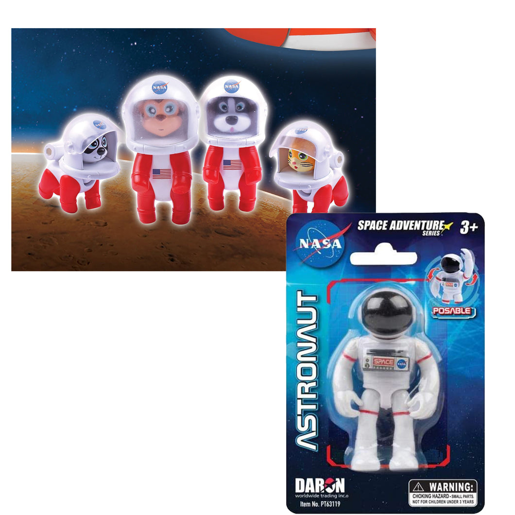 Daron Astronaut Set of 5: Astronaut and Animal Set